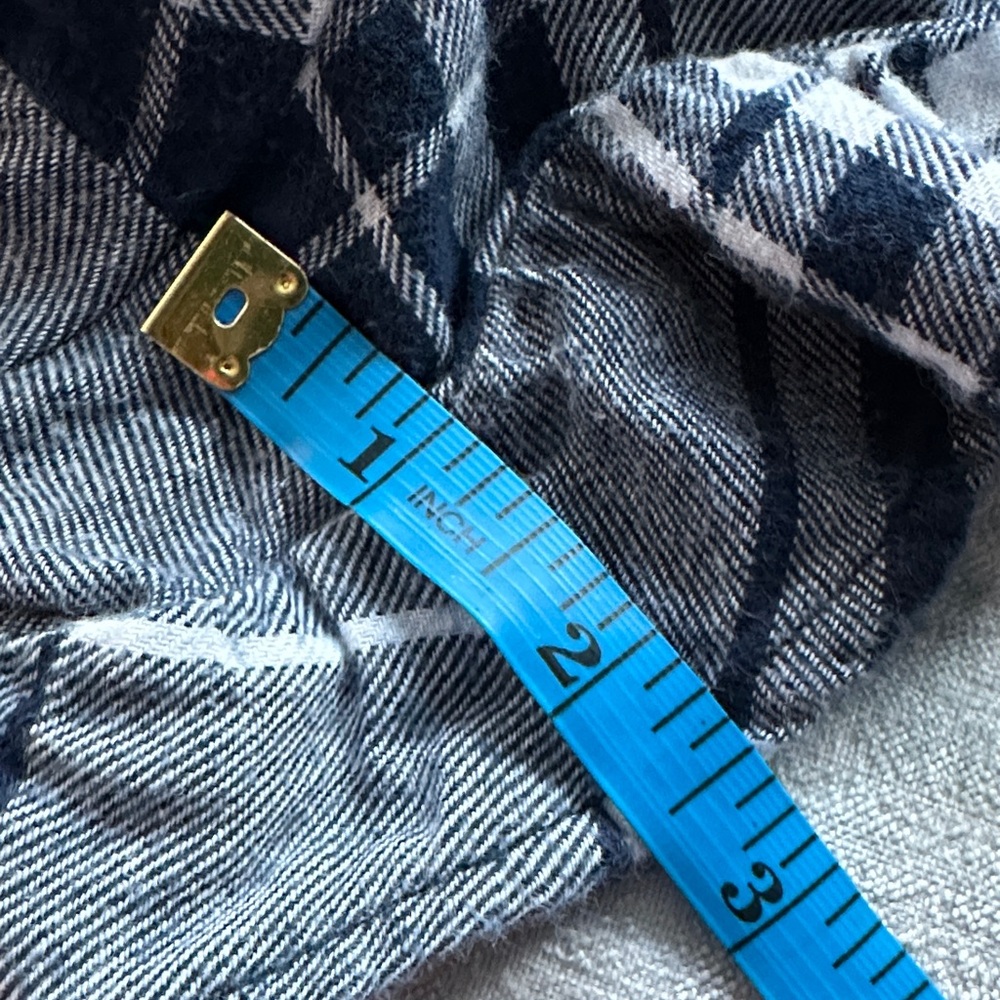 J. Crew Navy and White Plaid Flannel Pajama set - Picture 10 of 10